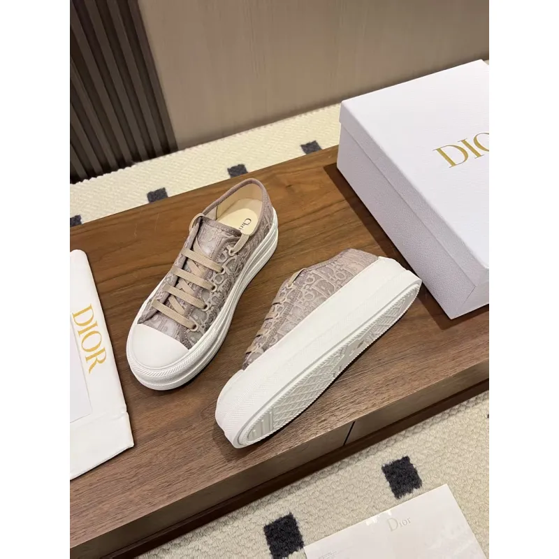 Dior Womens Oblique Embroidered Mesh Sneakers #A66052 Dior Womens Oblique Embroidered Mesh Sneakers #A66052