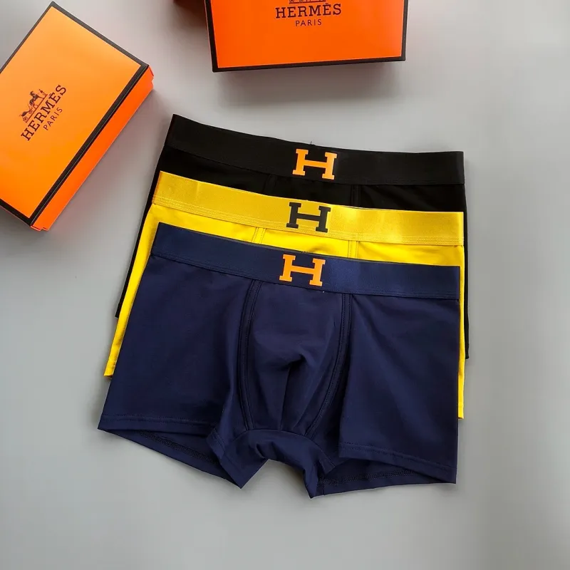 Hermes  Underwears for men 3 pairs per box #A65849