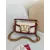 valentino MINI LOC Shearling & Leather Crossbody Bag 20×11×5cm #A65017