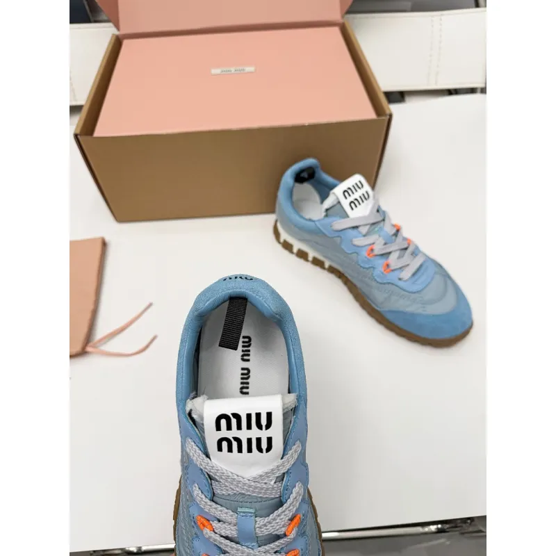 Miu Miu Womens Spring Summer Lightweight Training Shoes #A66063 Miu Miu Womens Spring Summer Lightweight Training Shoes #A66063