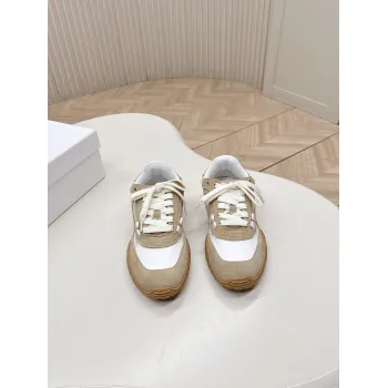 Dior Womens Early Spring Premium Suede and Leather Sneakers #A66047