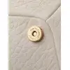 YSL 769307 LE Envelope Off-White Lambskin Fold Clutch Evening Handbag #A65995