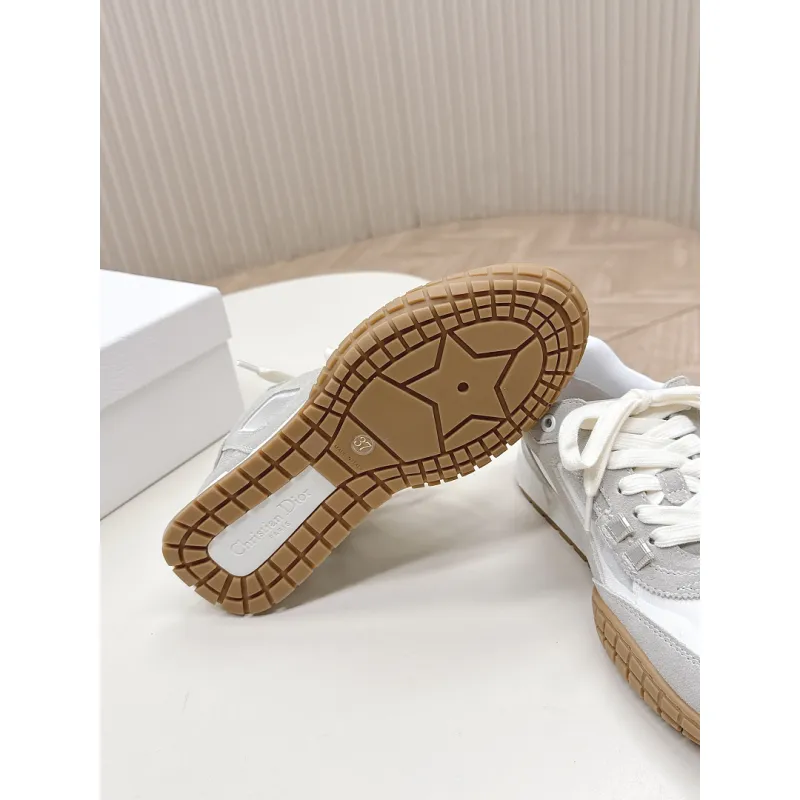 Dior Womens Early Spring Premium Suede and Leather Sneakers #A66045 Dior Womens Early Spring Premium Suede and Leather Sneakers #A66045