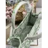 Dior Toile de Jouy Garden Embroidery Canvas Book Tote Bag #A65913