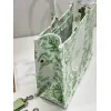 Dior Toile de Jouy Garden Embroidery Canvas Book Tote Bag #A65913