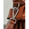 Miu Miu 5BA327 Glazed Leather Vintage Satchel Bag Removable Strap Top Handle Handbag #A65966 Miu Miu 5BA327 Glazed Leather Vintage Satchel Bag Removable Strap Top Handle Handbag #A65966