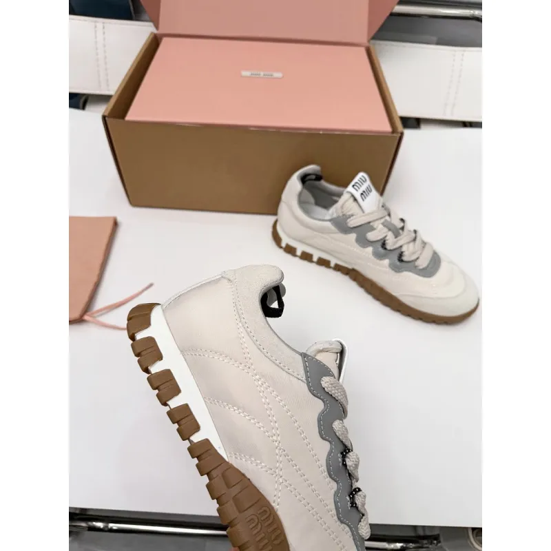 Miu Miu Womens Spring Summer Lightweight Training Shoes #A66062 Miu Miu Womens Spring Summer Lightweight Training Shoes #A66062