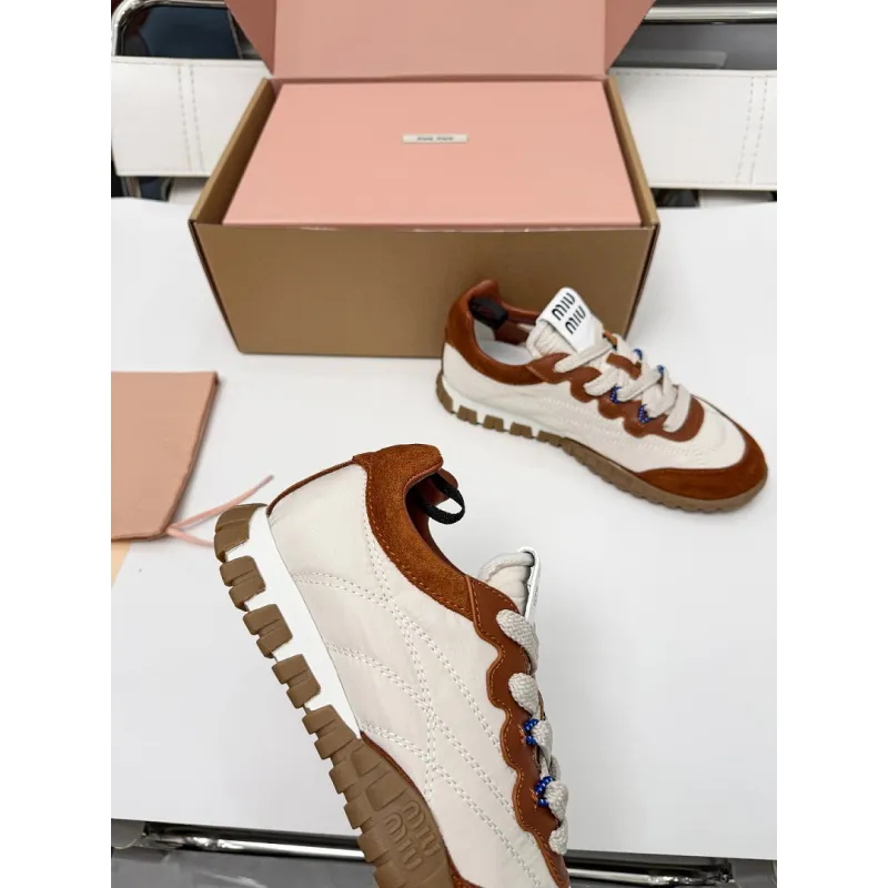Miu Miu Womens Spring Summer Lightweight Training Shoes #A66061 Miu Miu Womens Spring Summer Lightweight Training Shoes #A66061