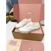Miu Miu Womens Retro Calfskin Leather Ballet Flats #A66079 Miu Miu Womens Retro Calfskin Leather Ballet Flats #A66079