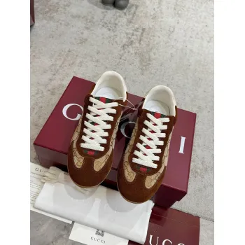 Gucci Mens Shift Series Retro Suede and Tech Fabric Sneakers #A66058