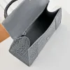 Balenciaga Hourglass Croc Embossed Handbag 23x10x24cm #A64981