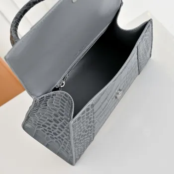 Balenciaga Hourglass Croc Embossed Handbag 23x10x24cm #A64981