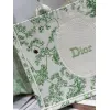 Dior Toile de Jouy Garden Embroidery Canvas Book Tote Bag #A65913