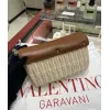 valentino Garavani VLogo Signature Wicker - Leather Crossbody Bags in Assorted Colors size:21×10×6cm #A53898 valentino Garavani VLogo Signature Wicker - Leather Crossbody Bags in Assorted Colors size:21×10×6cm #A53898