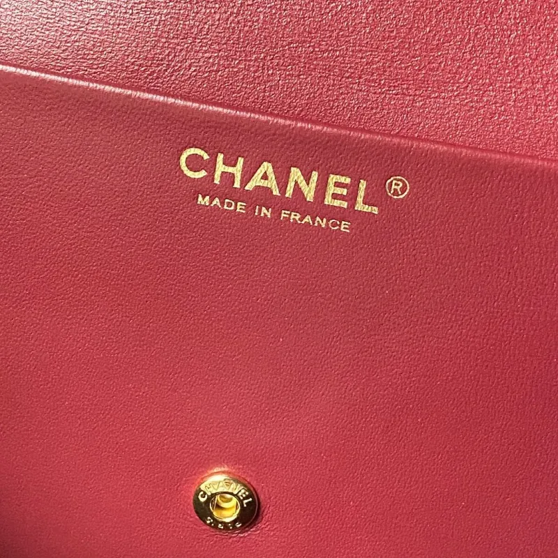 Chanel AS6231 Maxi Airport Classic Flap Bag Caviar Leather Gold CC Hardware Shoulder Handbag #A65956