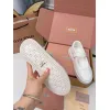 Miu Miu Womens Soft Leather Mary Jane Sneakers #A66069