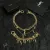 Saint Laurent Cassandre Multi Layer Logo Charm Gold Choker Necklace for Women #A65948