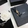 Saint Laurent YSL Logo Monogram Designer Brooch Pin #A65947 Saint Laurent YSL Logo Monogram Designer Brooch Pin #A65947