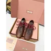 Miu Miu Womens Retro Calfskin Leather Ballet Flats #A66071 Miu Miu Womens Retro Calfskin Leather Ballet Flats #A66071