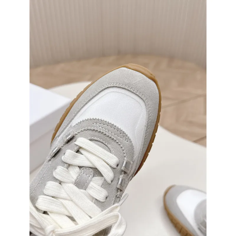 Dior Womens Early Spring Premium Suede and Leather Sneakers #A66046