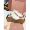 Miu Miu Womens Retro Calfskin Leather Ballet Flats #A66075