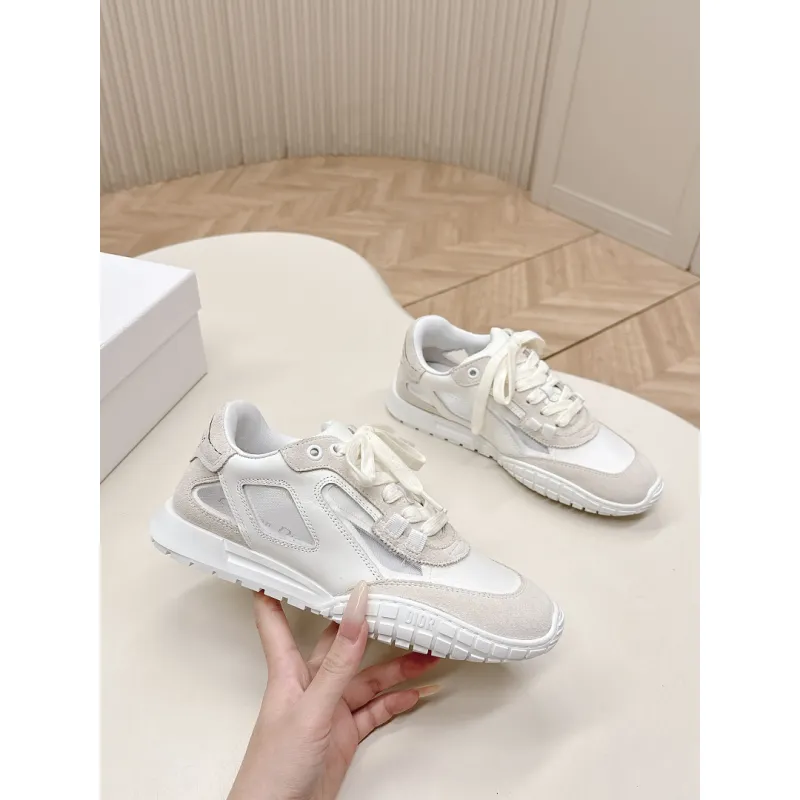 Dior Womens Early Spring Premium Suede and Leather Sneakers #A66045 Dior Womens Early Spring Premium Suede and Leather Sneakers #A66045