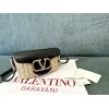valentino Garavani VLogo Signature Wicker - Leather Crossbody Bags in Assorted Colors size:21×10×6cm #A53898 valentino Garavani VLogo Signature Wicker - Leather Crossbody Bags in Assorted Colors size:21×10×6cm #A53898