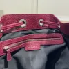 Balenciaga Bucket Bag Burgundy Leather Studded Edges A Bold Fashion Statement size:30×23×17cm #A54208