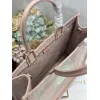 Dior Toile de Jouy Garden Embroidery Canvas Book Tote Bag #A65911 Dior Toile de Jouy Garden Embroidery Canvas Book Tote Bag #A65911