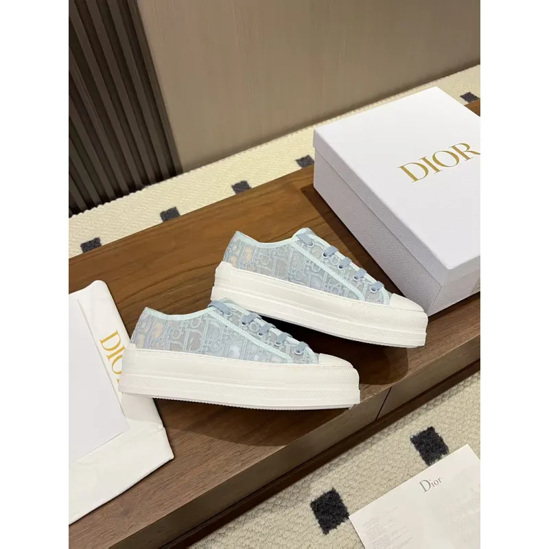 Dior Womens Oblique Embroidered Mesh Sneakers #A66051 Dior Womens Oblique Embroidered Mesh Sneakers #A66051