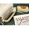 valentino Garavani VLogo Signature Wicker - Leather Crossbody Bags in Assorted Colors size:21×10×6cm #A53898 valentino Garavani VLogo Signature Wicker - Leather Crossbody Bags in Assorted Colors size:21×10×6cm #A53898