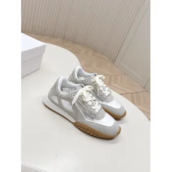 Dior Womens Early Spring Premium Suede and Leather Sneakers #A66046