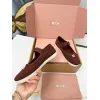 Miu Miu Womens Retro Calfskin Leather Ballet Flats #A66074