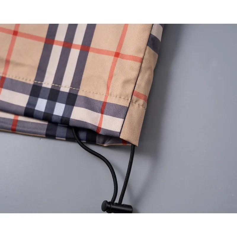 Burberry Mens Checkered Hooded Jacket #A54239