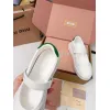 Miu Miu Womens Soft Leather Mary Jane Sneakers #A66065