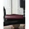YSL 841702 LE Envelope Burgundy Lambskin Chain Shoulder Crossbody Evening Clutch Handbag #A65994