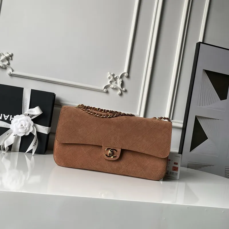 Chanel AS6281 Maxi Classic Flap Bag Vintage Gold Hardware Suede Leather Shoulder Handbag #A65955 Chanel AS6281 Maxi Classic Flap Bag Vintage Gold Hardware Suede Leather Shoulder Handbag #A65955