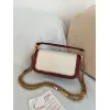 valentino MINI LOC Shearling & Leather Crossbody Bag 20×11×5cm #A65017