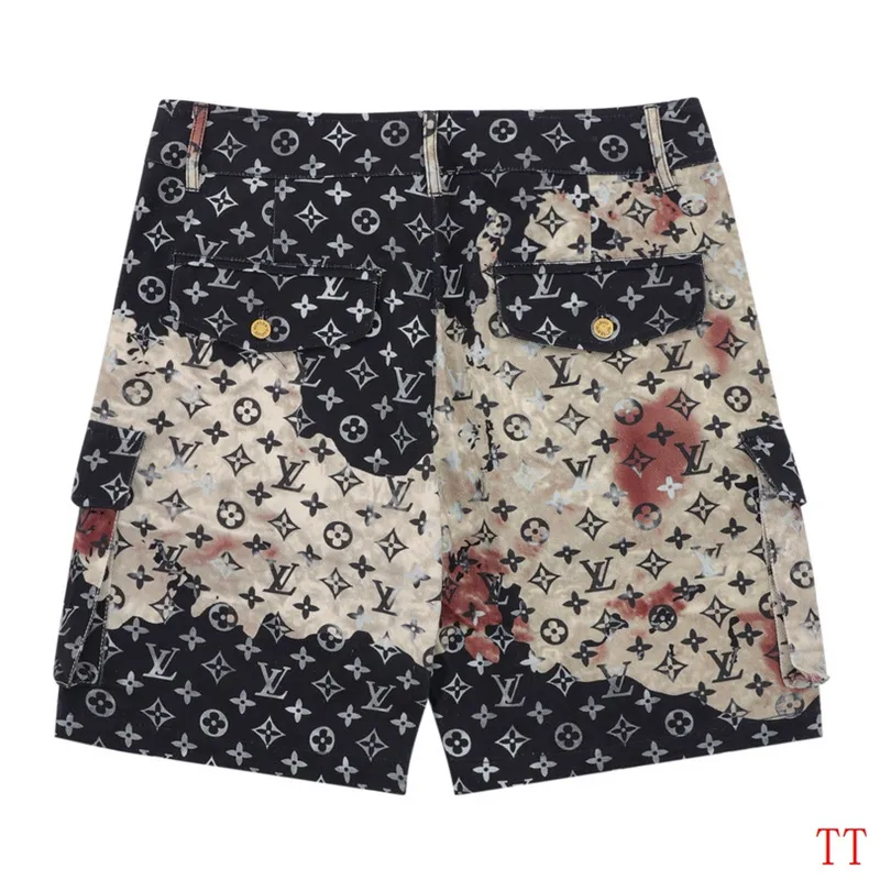 Louis Vuitton Bleach Effect Monogram Denim Pants #A52980