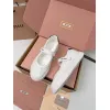 Miu Miu Womens Soft Leather Mary Jane Sneakers #A66068 Miu Miu Womens Soft Leather Mary Jane Sneakers #A66068