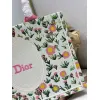 Dior Toile de Jouy Garden Embroidery Canvas Book Tote Bag #A65912