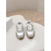 Dior Womens Early Spring Premium Suede and Leather Sneakers #A66046