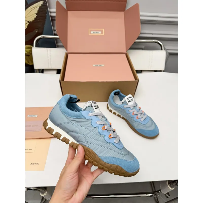 Miu Miu Womens Spring Summer Lightweight Training Shoes #A66063 Miu Miu Womens Spring Summer Lightweight Training Shoes #A66063