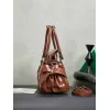 Miu Miu 5BA327 Glazed Leather Vintage Satchel Bag Removable Strap Top Handle Handbag #A65966 Miu Miu 5BA327 Glazed Leather Vintage Satchel Bag Removable Strap Top Handle Handbag #A65966
