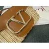 valentino Garavani VLogo Signature Wicker - Leather Crossbody Bags in Assorted Colors size:21×10×6cm #A53898 valentino Garavani VLogo Signature Wicker - Leather Crossbody Bags in Assorted Colors size:21×10×6cm #A53898