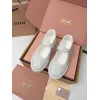Miu Miu Womens Soft Leather Mary Jane Sneakers #A66070
