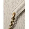 YSL 841702 LE Envelope Lambskin Chain Shoulder Crossbody Clutch Handbag #A65992