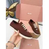 Miu Miu Womens Retro Calfskin Leather Ballet Flats #A66078 Miu Miu Womens Retro Calfskin Leather Ballet Flats #A66078