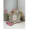 Dior Toile de Jouy Garden Embroidery Canvas Book Tote Bag #A65912