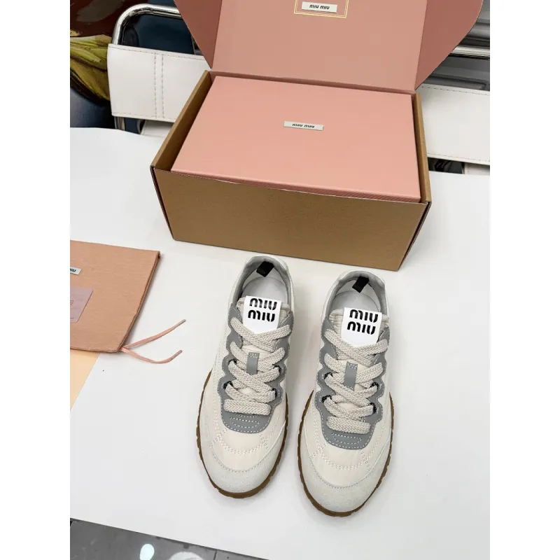 Miu Miu Womens Spring Summer Lightweight Training Shoes #A66062 Miu Miu Womens Spring Summer Lightweight Training Shoes #A66062